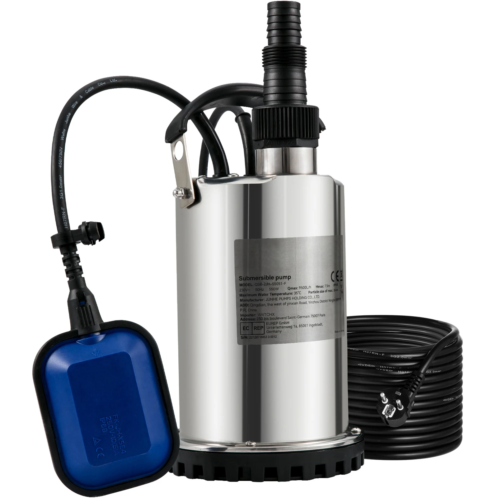 Bomba Submersivel SucceBuy 550W a 2200W